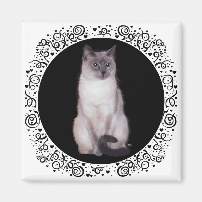 Siamese Cat Magnet (Front)