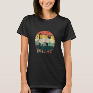 Siamese Cat Mom Kitten Women Cat T-Shirt