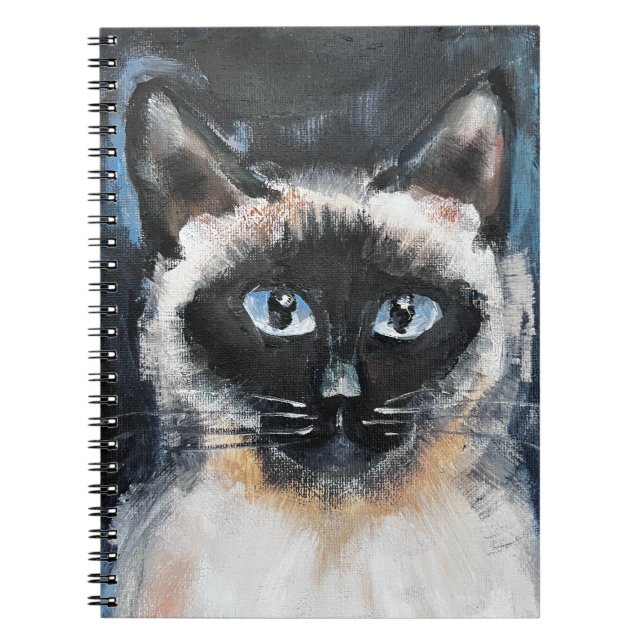 Siamese cat notebook (Front)