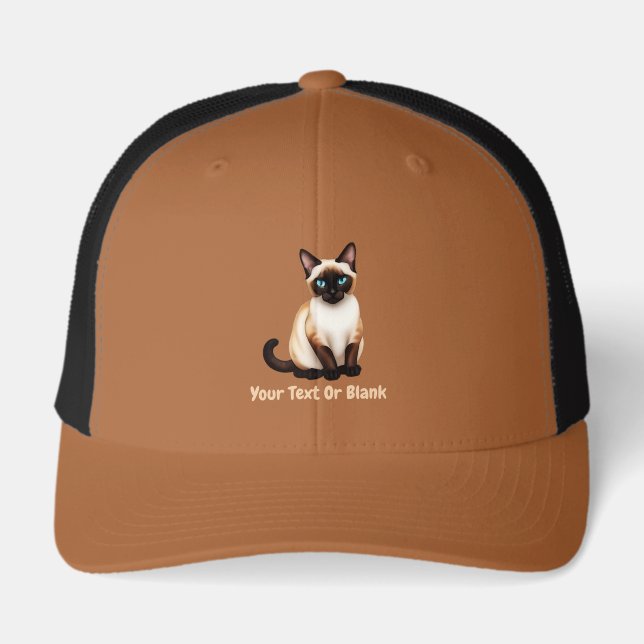 Siamese Cat On Old Paper (Front)