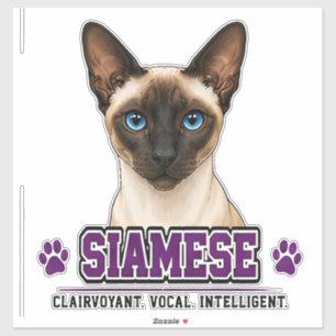 🐾 Siamese Cat Owner Family Pride 🐾 Sticker
