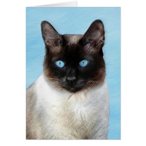 Siamese Cat Painting _ Cute Original Cat Art
