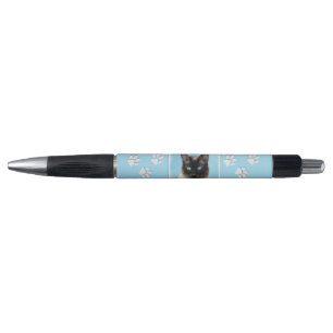 Siamese Cat Painting - Cute Original Cat Art Pen