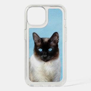 Siamese Cat Painting - Cute Original Cat Art iPhone 15 Case