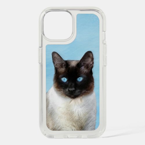 Siamese Cat Painting _ Cute Original Cat Art iPhone 15 Case