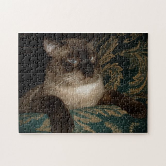 Siamese Cat Portrait Jigsaw Puzzle (Horizontal)