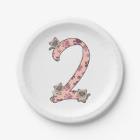 Siamese Cat Second Birthday For Kids Cats Paper Pl