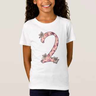 Siamese Cat Second Birthday For Kids Cats T-Shirt