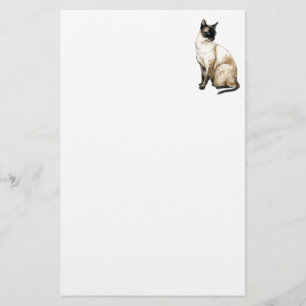 Siamese Cat Stationery