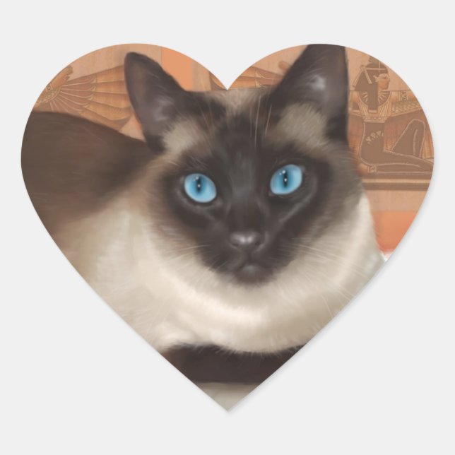 Siamese cat stickers (Front)