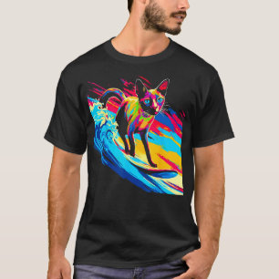 Siamese Cat Surf T-Shirt