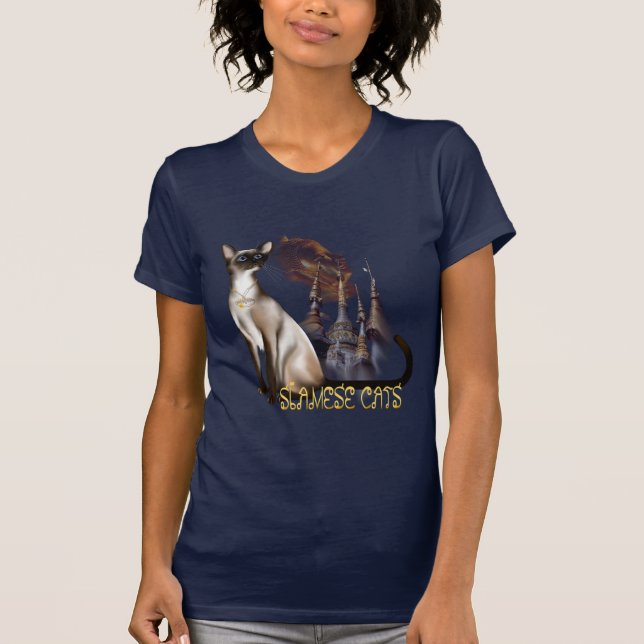Siamese Cat T-Shirt (Front)