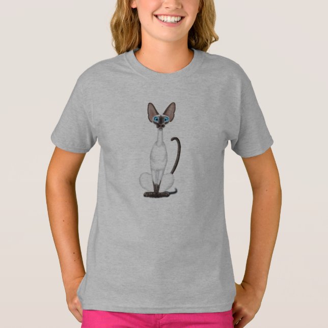 Siamese Cat T-Shirt (Front)