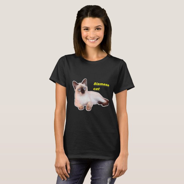 Siamese Cat T-Shirt (Front Full)