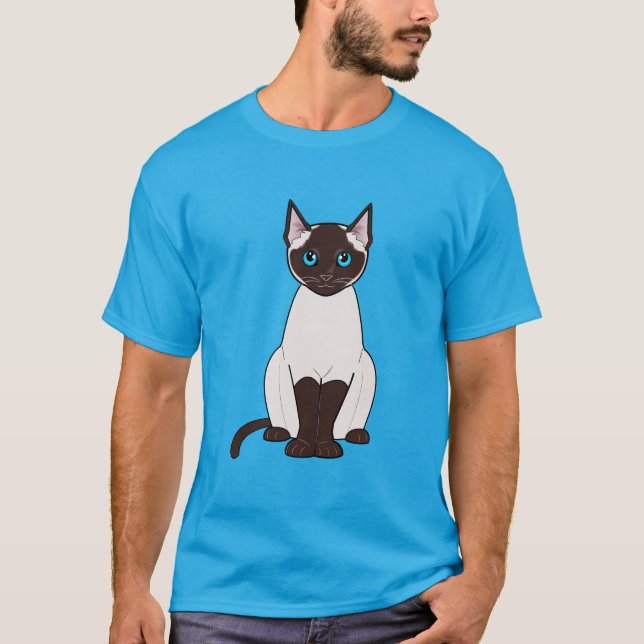 Siamese Cat T-Shirt (Front)