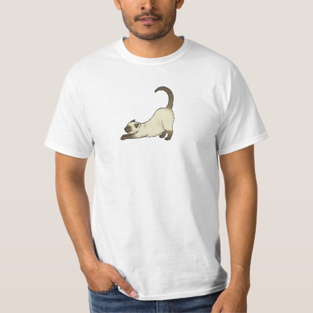Siamese cat t-shirt (Front)
