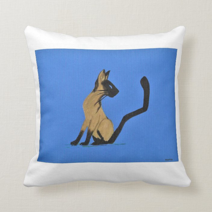 siamese cat pillow