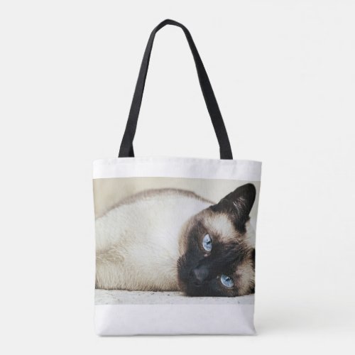 Siamese Cat Tote Bag
