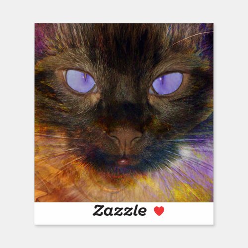 Siamese Cat _ Vinyl Sticker