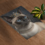 Siamese Cat With A Crown and Necklace Poster
