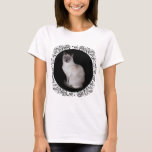 Siamese Cat With Blue Eyes T-shirt at Zazzle