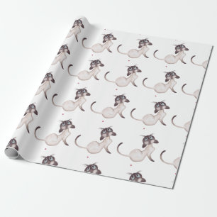 Siamese Cat Wrapping Paper