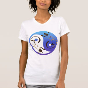 Siamese Cat Yin and Yang T-Shirt