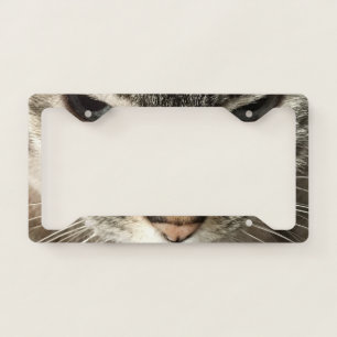 Siamese Cate License Plate Frame