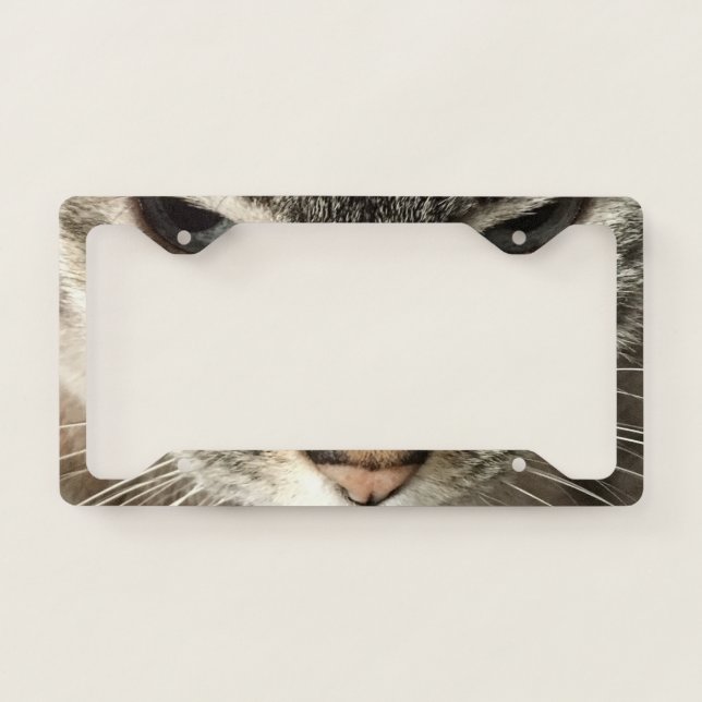 Siamese Cate License Plate Frame (Front)