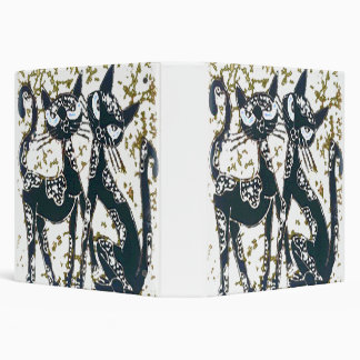 SIAMESE CATS 3 RING BINDER
