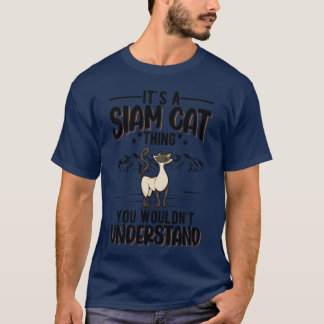 Siamese Catshing Siam Cat friends T-Shirt