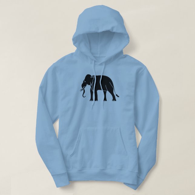 Siamese Elephant Hoodie (Design Front)