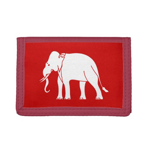 Siamese Elephant Trifold Wallet