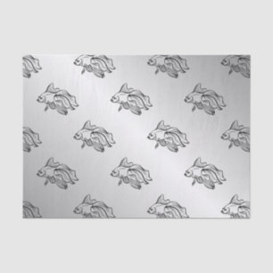 Siamese Fighting Fish Tissue Paper