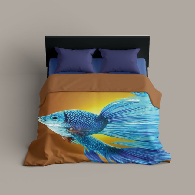 Siamese Fish Duvet Cover (Creator Uploaded)