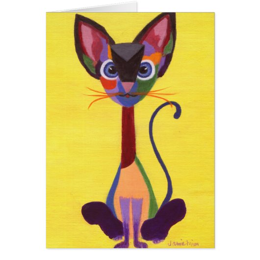 Siamese Geo Cards (Front)