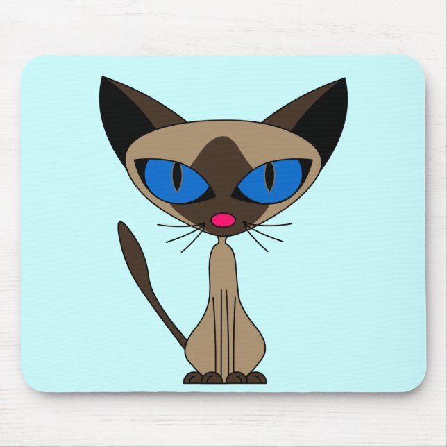Siamese If You Please - Mousepad (Front)