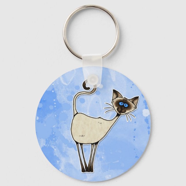 siamese keychain (Front)
