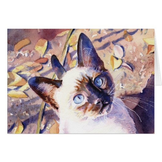 Siamese Kitten Cards (Front Horizontal)
