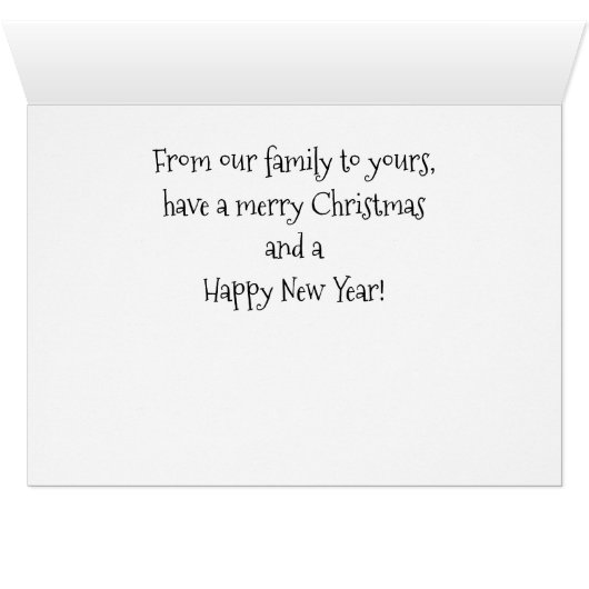 Siamese Kitten Christmas Card (Inside Horizontal (Bottom))