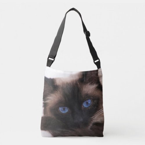 Siamese Kitten Sweetie Face Crossbody Bag