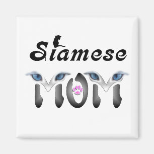 Siamese Mom Gifts Magnet