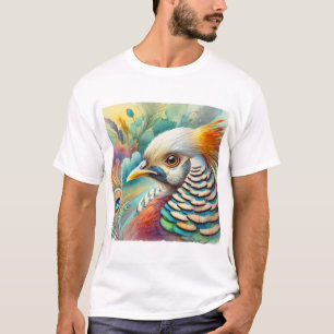 Siamese Pheasant 230824AREF115 - Watercolor T-Shirt