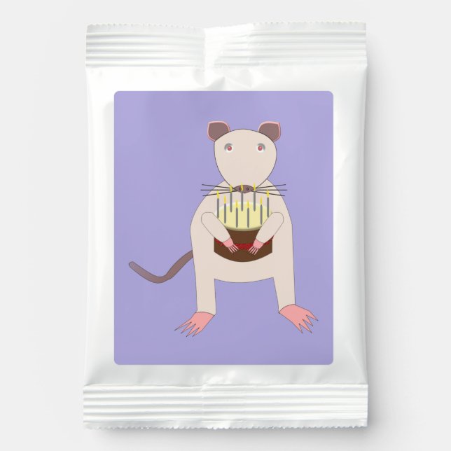 Siamese Rat with Birthday Cake Lemonade Drink Mix (Front)