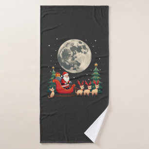 Siamese Reindeer Christmas Siamese Cat Lover Gifts Bath Towel