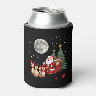 Siamese Reindeer Christmas Siamese Cat Lover Gifts Can Cooler