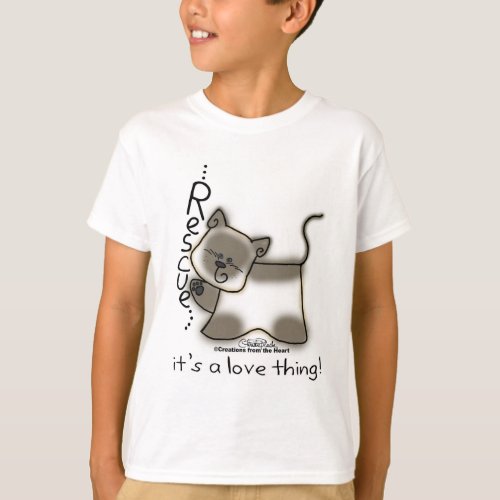 Siamese RESCUEits a love thing T_Shirt