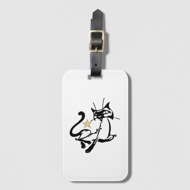 Siamese Royalty   Luggage Tag (Front Vertical)