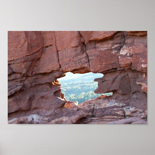 Siamese Twins Formation Window Garden of the Gods Poster