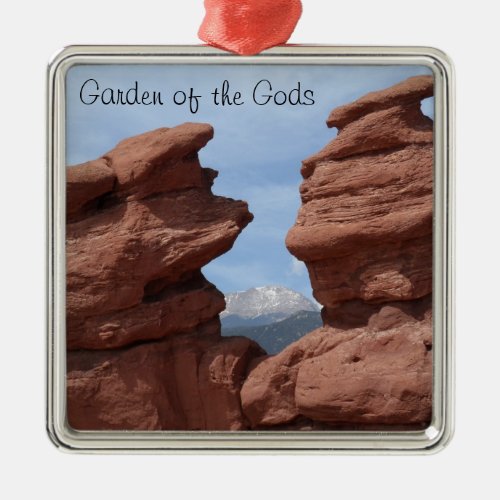 Siamese Twins_ Garden of the Gods Metal Ornament